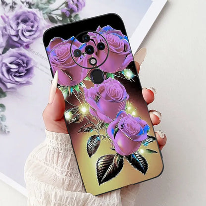 6.8'' For Tecno Spark6 KE7 Back Cover For Techno Spark 6 Case Shockproof Luxury Cute Cartoon Funny Cool Silicone Bumper Funda