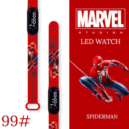New Spiderman Kid's Watches Men Sport Wristband Bracelet Waterproof Children Digital Watch Boys LED Clock relogio montre