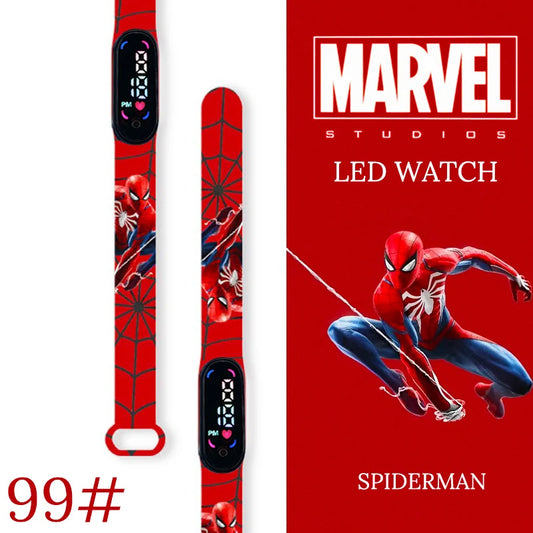 New Spiderman Kid's Watches Men Sport Wristband Bracelet Waterproof Children Digital Watch Boys LED Clock relogio montre