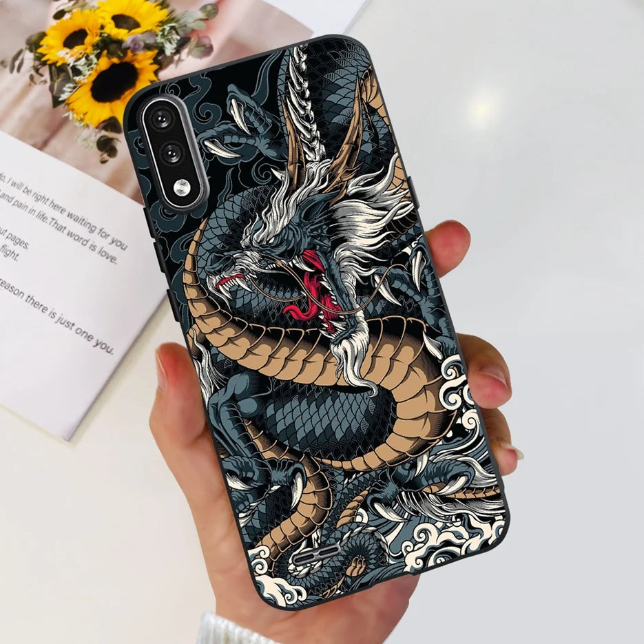 For LG K22 2020 Case LM-K200 New Fashion Painted Cover Shockproof Phone Case For LG K22 K 22 LGK22 Soft Fundas 6.2'' Coque Shell