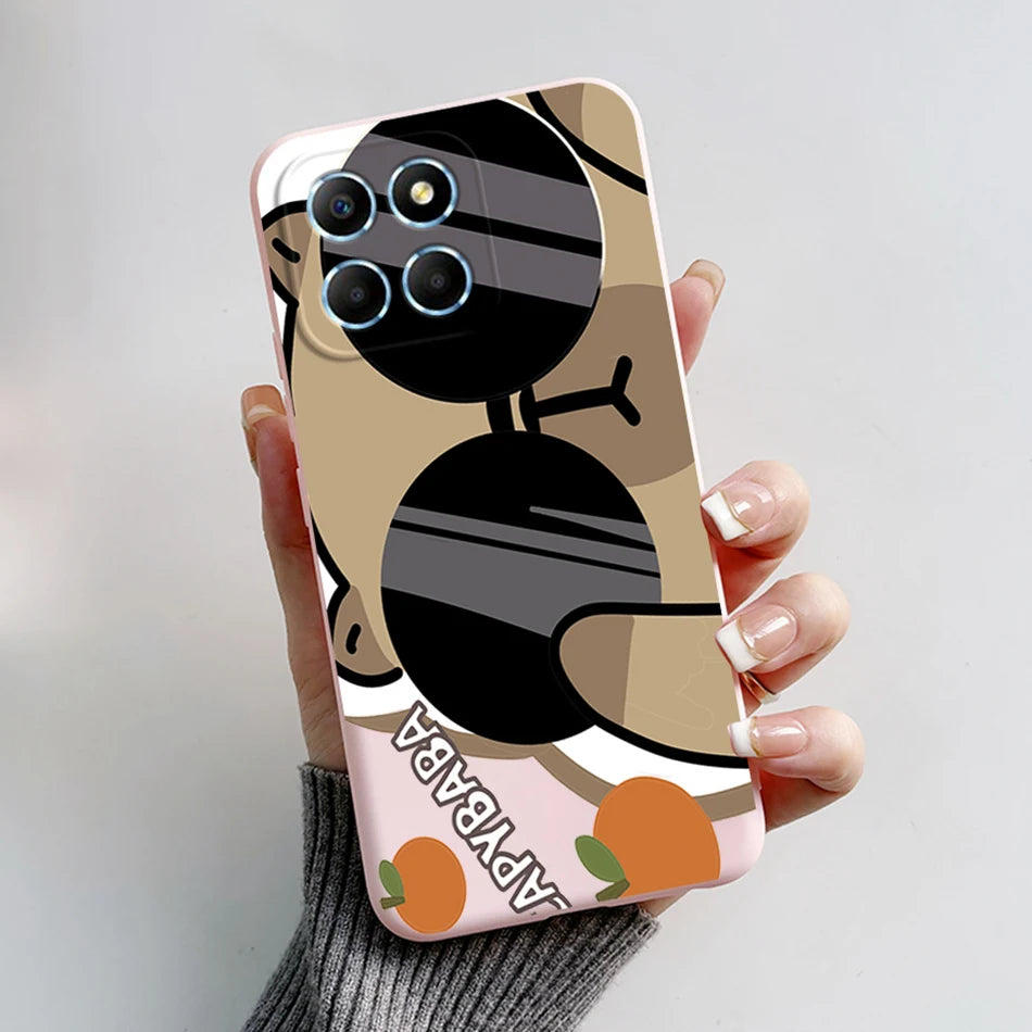 For Honor X6 5G Case VNE-LX1 VNE-LX2 VNE-LX3 Phone Cover Popular Astronaut Soft Funda For Honor X8 TFY-LX1 HonorX8 Bumper Coque