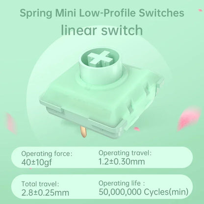 Kailh Four Seasons Spring Summer Autumn Winter MINI Low Profile Keyboard Switch Mini Mechanical Keyboard Switches Hot-Swappable