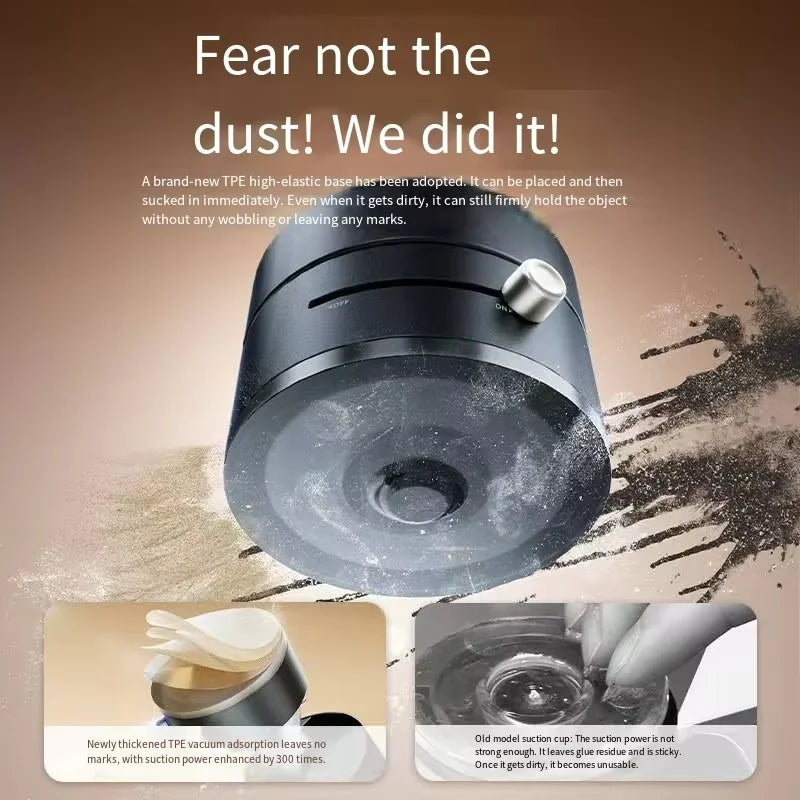 Car mobile phone magnetic Stand 2025 New type suction cup vacuum adsorption car special fixed mobile phone stand