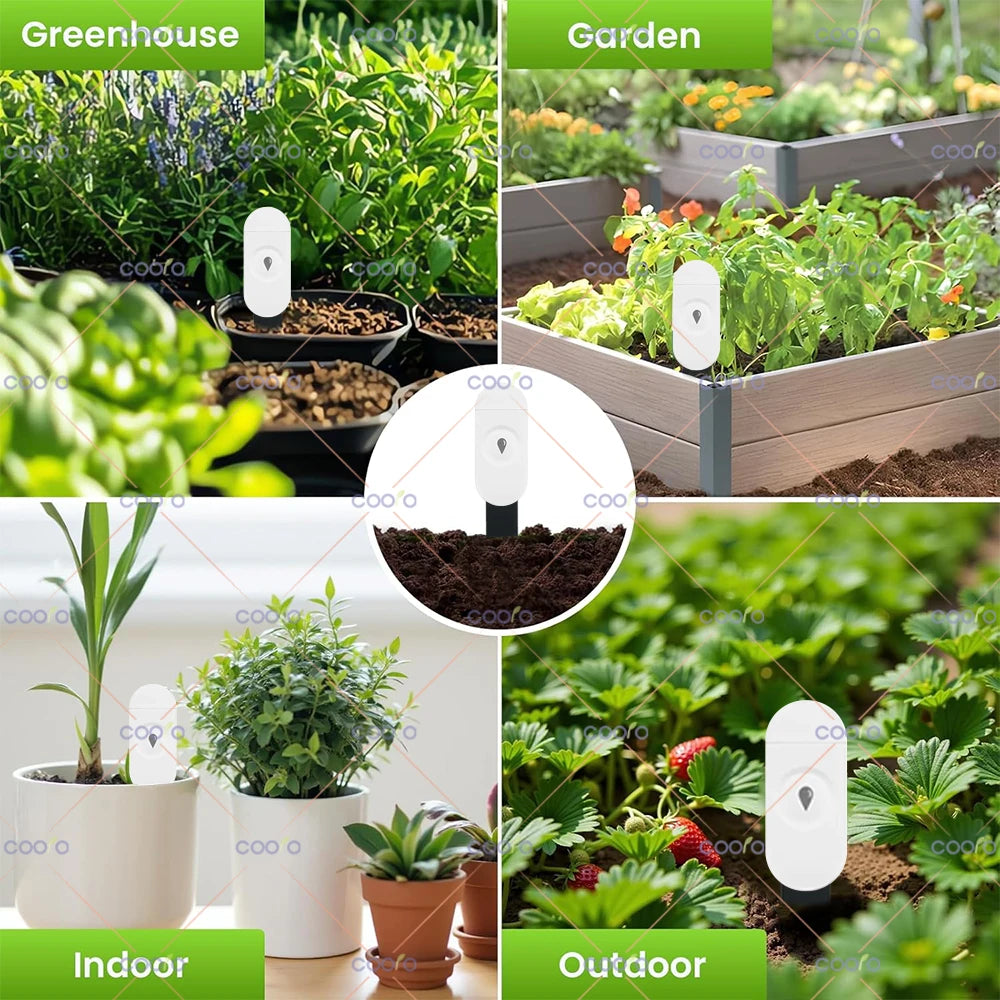 ZigBee Soil Moisture Sensor Humidity Temperature Tester Garden Automation Irrigation Detector Support Home Assistant Zigbee2MQTT