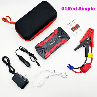 Minus Two Portable Car Jump Starter,  Air Pump, Power Bank and Emergency Starting Booster