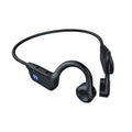 X7 Wireless Bluetooth Earphones, Sports-Style Air-Conducting LED Battery Display, Memory Card Insertion Support