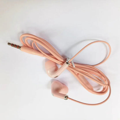 1 Pcs With Microphone 3.5mm Earphone 6 Colors In-Ear Wired Headphones Super Bass Headset For Smartphones Control Speaker Earbuds