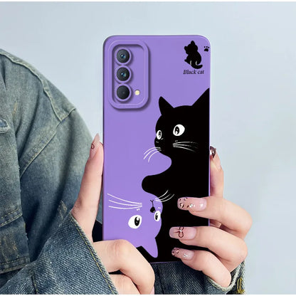 For Realme GT Master Phone Case GTmaster Edition RMX3363 RMX3360 Casing Soft Silicone Sweet Painted Fashion Flower Printed Cover