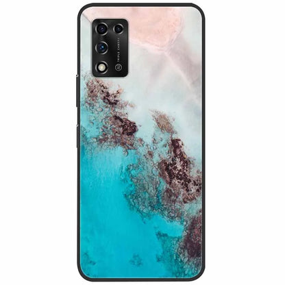 For ZTE Libero 5G II Case Marble Soft Silicone Protective Back Covers for ZTE Libero 5G III A202ZT 2022 5GIII Flower Coque TPU