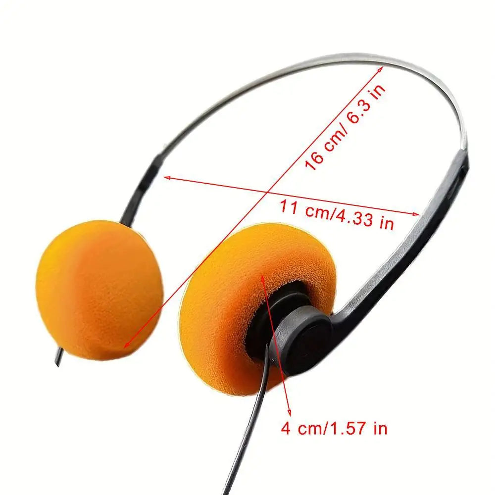 MP3 Earphones 3.5MM Retro Nostalgic Earphones, Personalized Walkman Classic Sports CD Photography Props Wired Headphones