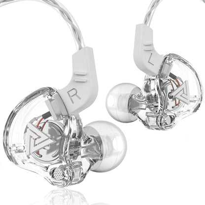 QKZ AK6/AERS/AK6 PRO Wired Headphones Dual Drive HiFi Earphone with Mic 3.5mm Sport Running Music Earbuds Bass Stereo Headset