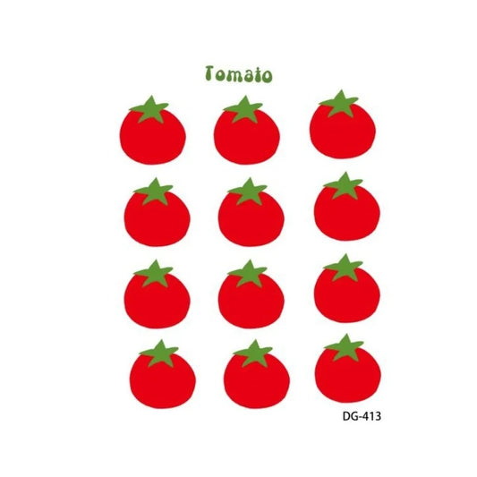 1pcs DIY Kawaii 3D Strawberry Tomato Resin Stickers for Scrapbooking Journal Phone Case Tablet Decor Sewing Crafts Stickers