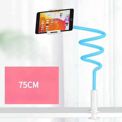 Ultra Stable 18MM Thick Gooseneck Phone Holder 360° Adjustable Tablet Mount Universal Lazy Stand for Devices Bed Desk Office