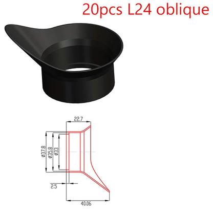 33-38mm Recoil Eye monocular screen Protector for Infrared Thermal Night vision Rubber Eye Cup Eyepiece Cover Guards Anti Impact