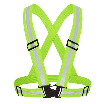 Outdoor Adjustable Safety Vests Night Walking Highlight Reflective Vest Lightweight Biking Safety Straps Waterproof Running Gear