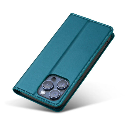 Business Magnetic Flip Leather Case For iPhone 17 Air 16 15 14 Pro Max 16E 13 12 11 Pro XS Max XR X 8 7 Plus SE Card Phone Cover