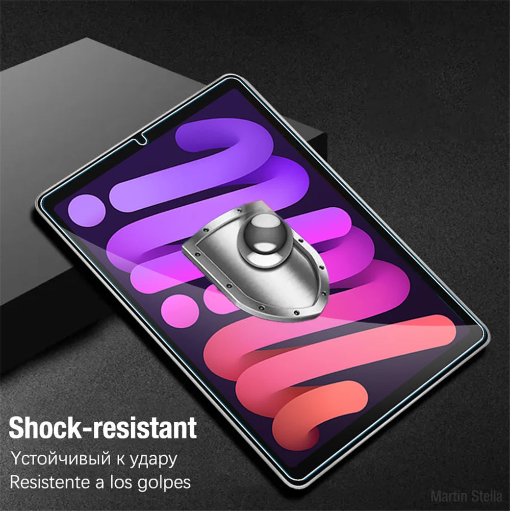 2PCS Tempered Glass Screen Protector for iPad Mini 7 6 a17 Pro 8.3 inch Mini 4 5 7.9 2024 2021 Tablet Accessories Film