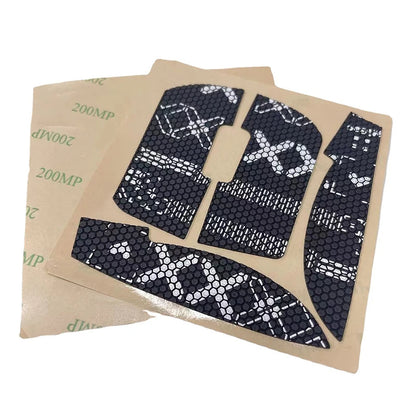 6 Styles PU leather Mouse Grip Tape Skate Handmade Sticker Non Slip Suck Sweat For Logitech G Pro GPW Wireless Mouse 1PC
