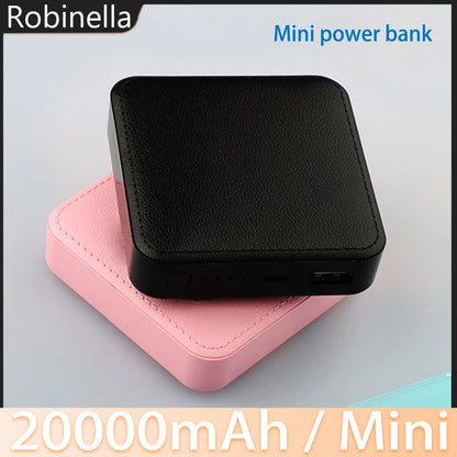 20000mAh Mini Power Bank Large-capacity Phone External Backup Battery Pack Fast Charging Powerbank for IPhone Xiaomi Huawei