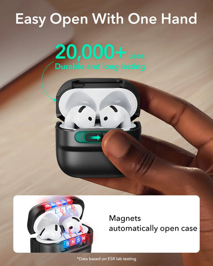 ESR for AirPods Pro/Pro 2/Pro 3 Case (2019-2025) Full Drop Protection Earphone Cover with Lanyard for AirPods 4 Generation Case