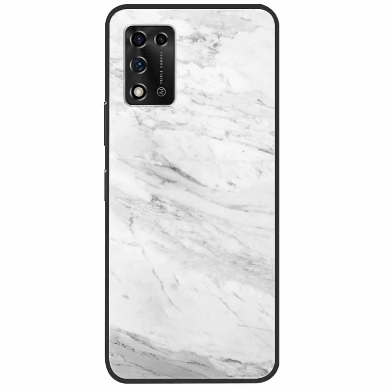 For ZTE Libero 5G II Case Marble Soft Silicone Protective Back Covers for ZTE Libero 5G III A202ZT 2022 5GIII Flower Coque TPU