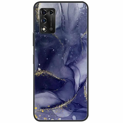 For ZTE Libero 5G II Case Marble Soft Silicone Protective Back Covers for ZTE Libero 5G III A202ZT 2022 5GIII Flower Coque TPU