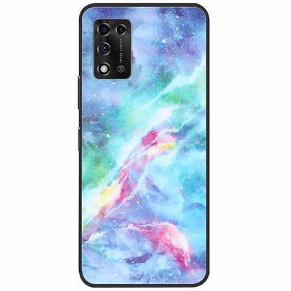 For ZTE Libero 5G II Case Marble Soft Silicone Protective Back Covers for ZTE Libero 5G III A202ZT 2022 5GIII Flower Coque TPU
