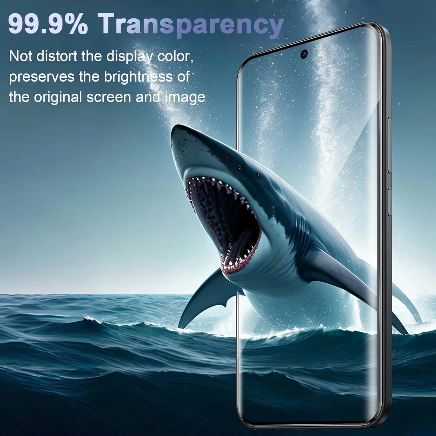 For Poco M8 Tempered Glass Screen Protector 6.77inch Full Curved Protective Film