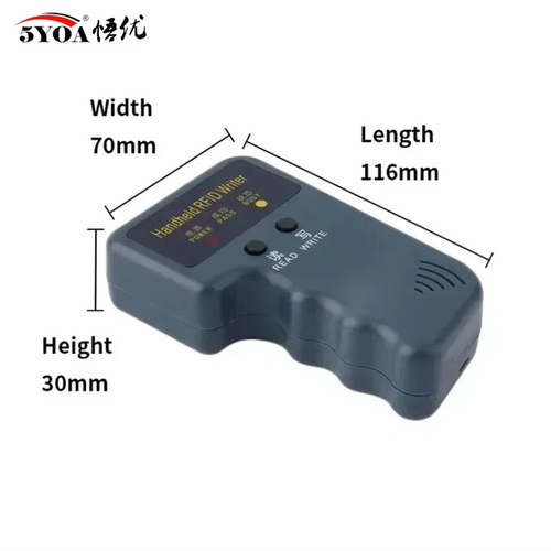 5YOA Card Writer Copier 125KH Handheld RFID ID EM4100 5200 Duplicator T5577 Rewritable Keyfobs Tags Programmer Access Control