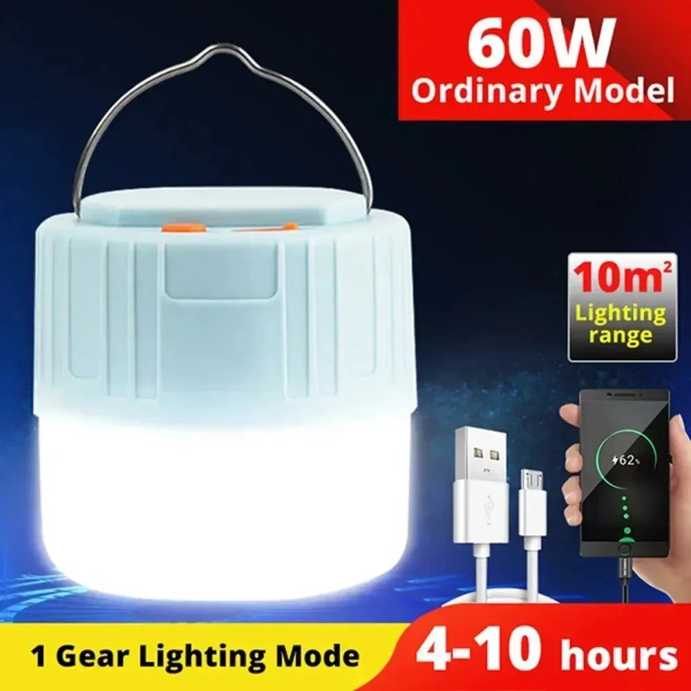 1-2PCS Solar Camping Light Power Bank LED Camping Lanterns Remote Control Waterproof Outdoor Tent Light Rechargeable Flashlight