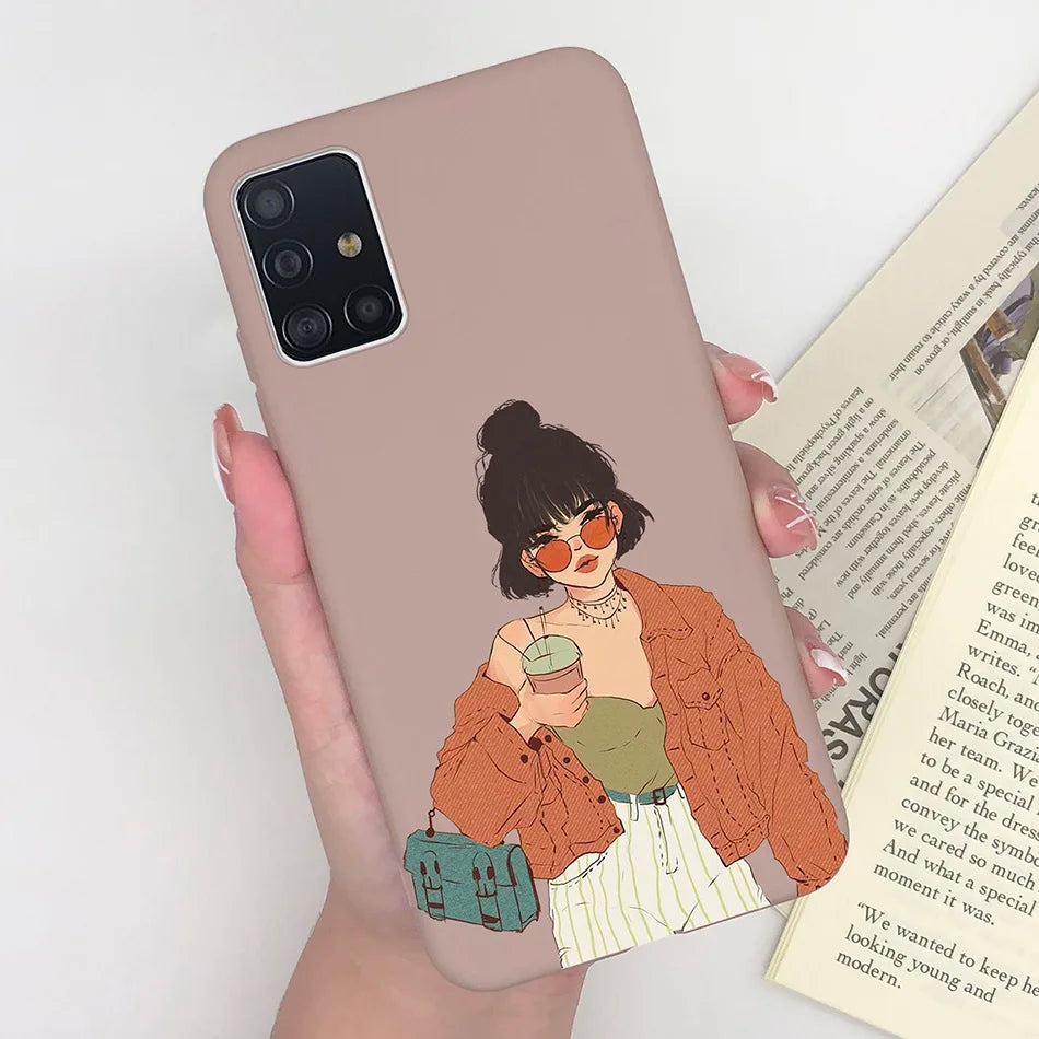 For Samsung Galaxy A51 Case Cover Soft Silicone TPU Bumper Phone Case for Samsung A31 A71 A515 A515F A 71 51 31 Coque Funda Capa