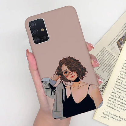 For Samsung Galaxy A51 Case Cover Soft Silicone TPU Bumper Phone Case for Samsung A31 A71 A515 A515F A 71 51 31 Coque Funda Capa