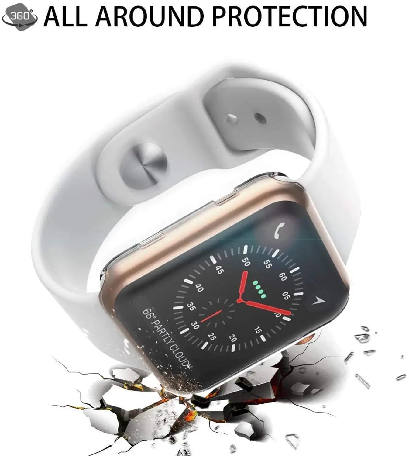 Screen Protector Case For Apple Watch Ultar 2 49mm Full TPU bumper Cover iwatch series 9 8 7 6 SE 45mm 41mm 44mm 40mm 42mm 38mm