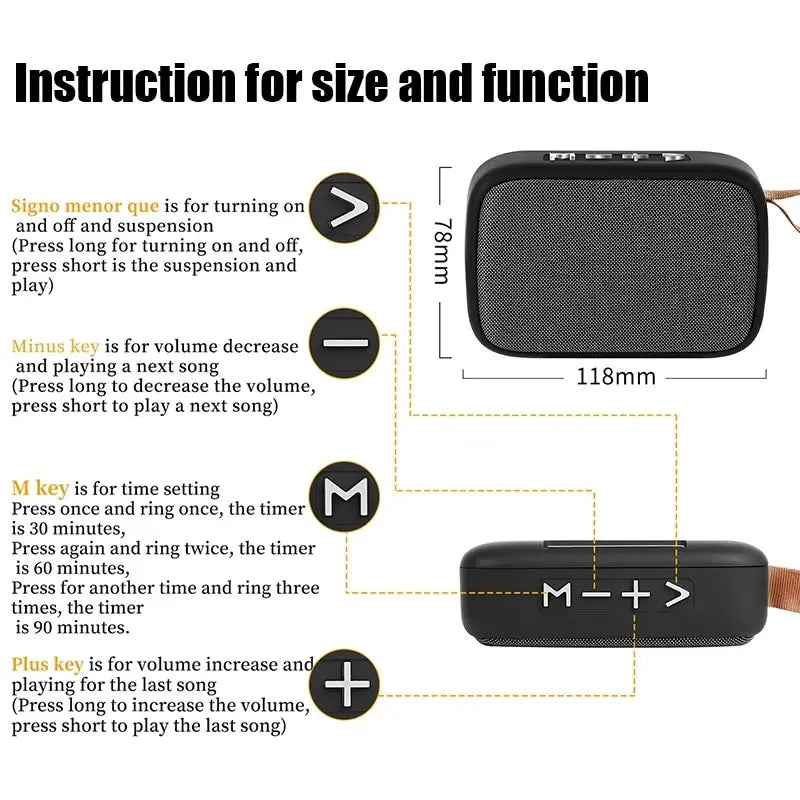Portable Wireless Soundbar 500mAh Battery Bluetooth 5.0 Outdoor Indoor Sport HIFI Customized High-Quality Speakers Soundbar
