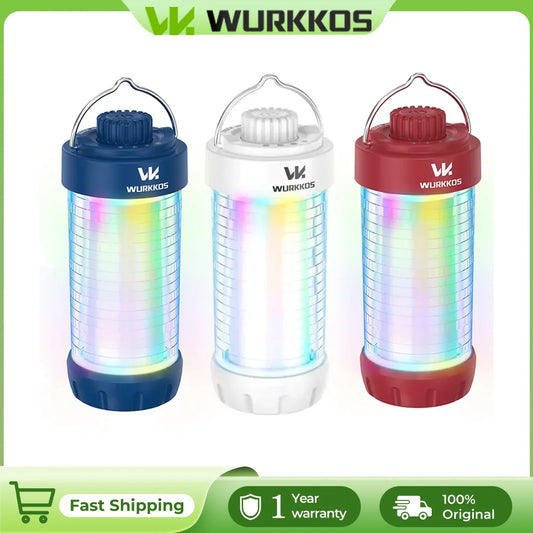 Wurkkos CL01 550LM RGB 550LM Rechargeable LED Flashlig Camping Lantern Power Bank Magnetic Work Light Rechargeable Waterproof