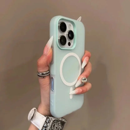 Luxury Candy For Magsafe Wireless Charge Matte Phone Case For iPhone 11 12 13 14 15 16 Pro Max Plus Magnetic Bumper Cases Cover