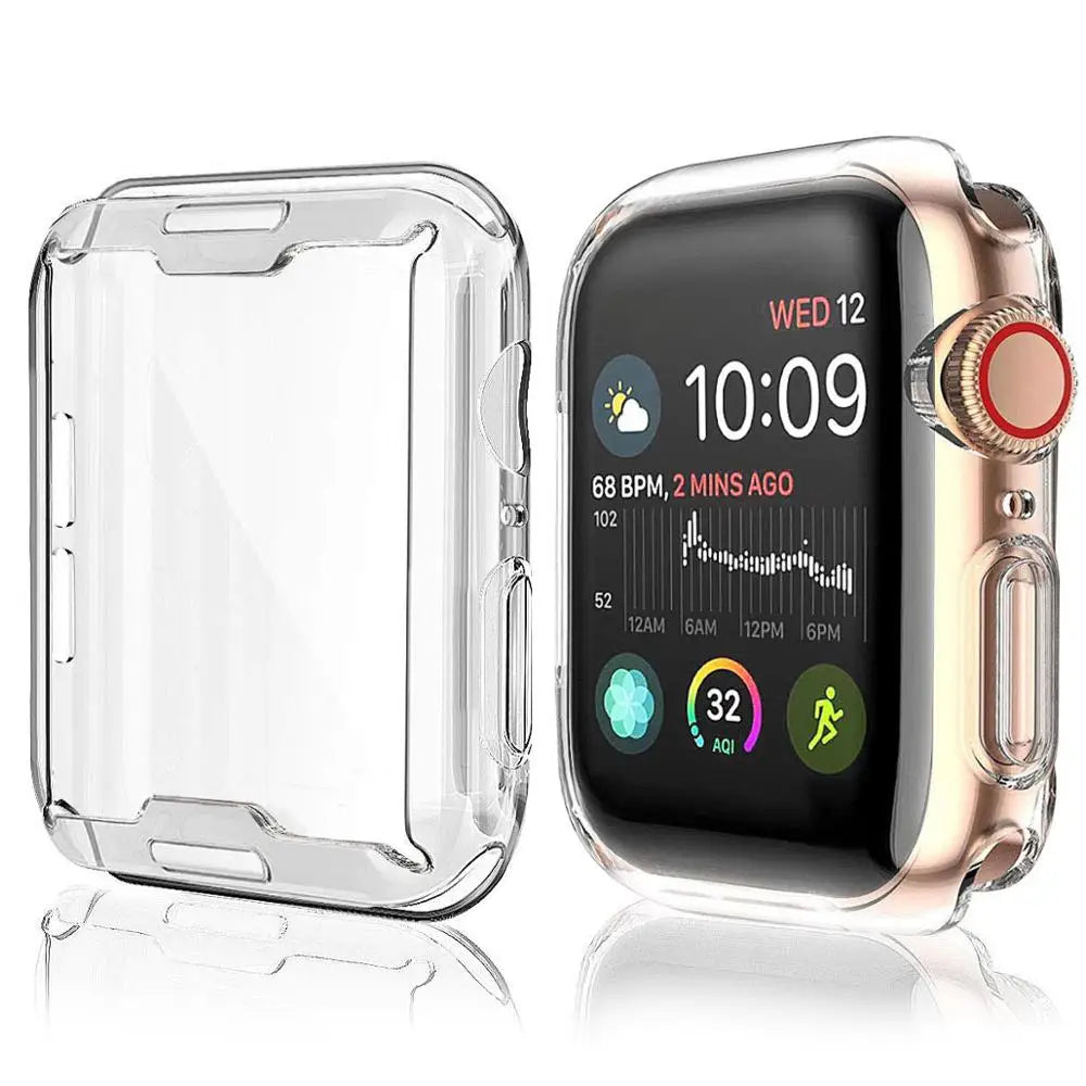 Screen Protector Case For Apple Watch Ultar 2 49mm Full TPU bumper Cover iwatch series 9 8 7 6 SE 45mm 41mm 44mm 40mm 42mm 38mm