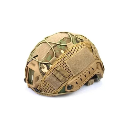 Tactical Helmet Cover Fast Helmet Multi-Camo Helmet Cover for Airsoft Helmet Paintball CS Wargame Sport Hunting Shooting Gear