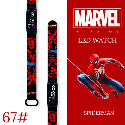 New Spiderman Kid's Watches Men Sport Wristband Bracelet Waterproof Children Digital Watch Boys LED Clock relogio montre