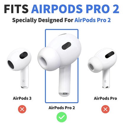 For AirPods Pro 2 Silicone Protective Case Skin Covers Earpads For Apple AirPod 2 Generation Ear Tips Earbuds Covers Accessories