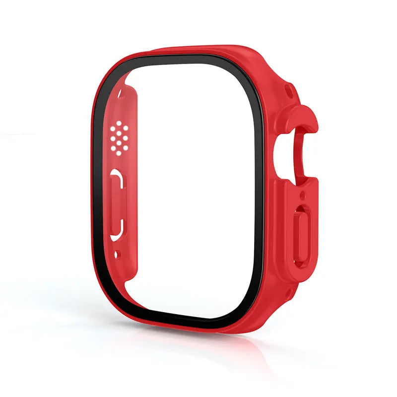 Glass+case For Apple Watch Ultra 49mm strap smartwatch PC Bumper+Screen Protector Tempered Cover iwatch series band Accessories