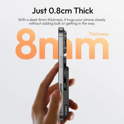 Ulanzi MA60 Foldable Magsafe Phone Tripod for iPhone Mobile Phone Dual-Side Magnetic Adjustable Phone Holder Stand for Vlog Live