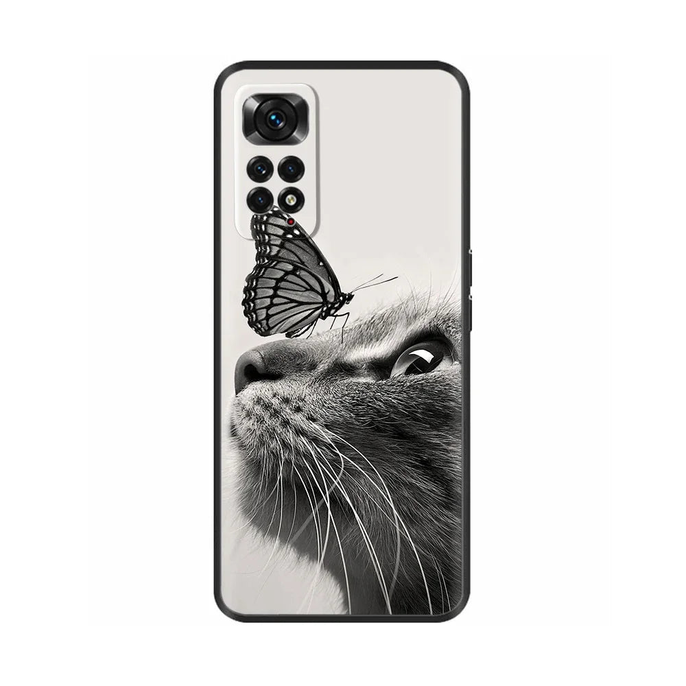 For Xiaomi Redmi Note 11 Pro Case Soft TPU Silicone Phone Back Cover Para For Xiaomi Redmi Note 11s Note11 Note 11Pro 11 s Cases
