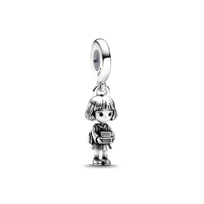 Fashionable 925 Silver Cartoon Beads Compatible with European Bracelet Koala Rabbit Mouse Princess Anime Beads DIY Jewelry Gift