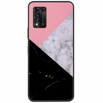 For ZTE Libero 5G II Case Marble Soft Silicone Protective Back Covers for ZTE Libero 5G III A202ZT 2022 5GIII Flower Coque TPU