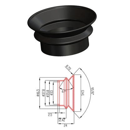 33-38mm Recoil Eye monocular screen Protector for Infrared Thermal Night vision Rubber Eye Cup Eyepiece Cover Guards Anti Impact