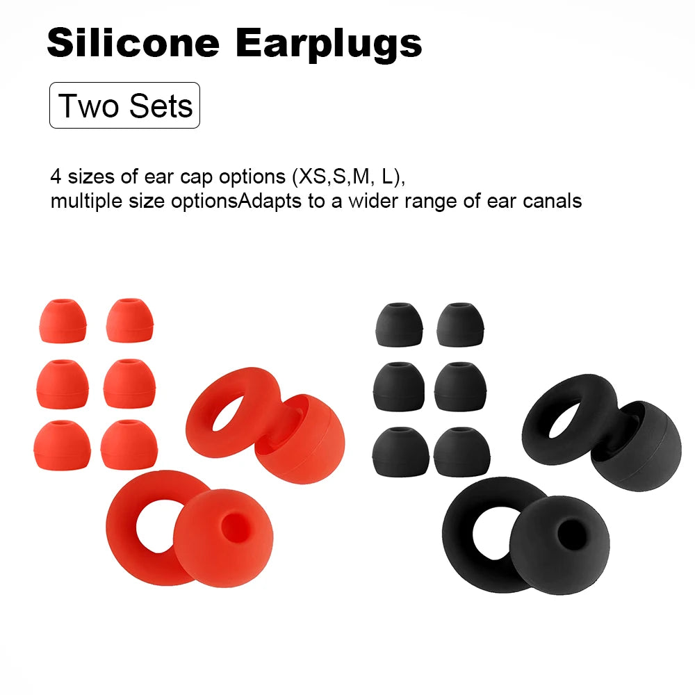 Concert Ear Plugs, High Fidelity Noise Cancelling Silicone Ear Plugs, Reusable Ear Plugs for Musicians, , Focus and Sleep