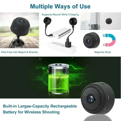 A9 Camera HD Wireless Network WIFI Home Camera 1080p Outdoor Sports Night Vision Infrared Camera