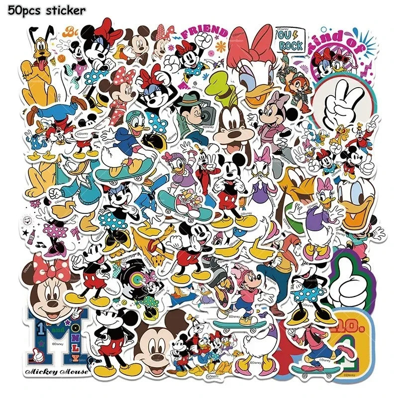 Mickey Balloon Cartoon Mouse Minnie Decorations Party Happy Birthday Banner Cake Topper Disposable Tableware Background Gift Bag