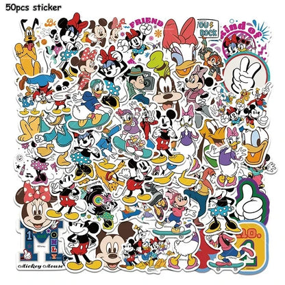Mickey Balloon Cartoon Mouse Minnie Decorations Party Happy Birthday Banner Cake Topper Disposable Tableware Background Gift Bag